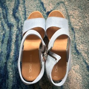 TOMs Majorca Sandal Denim NWT